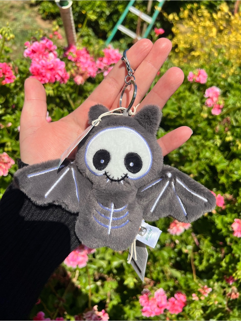 HALLOWEEN BAT PLUSH KEYCHAIN